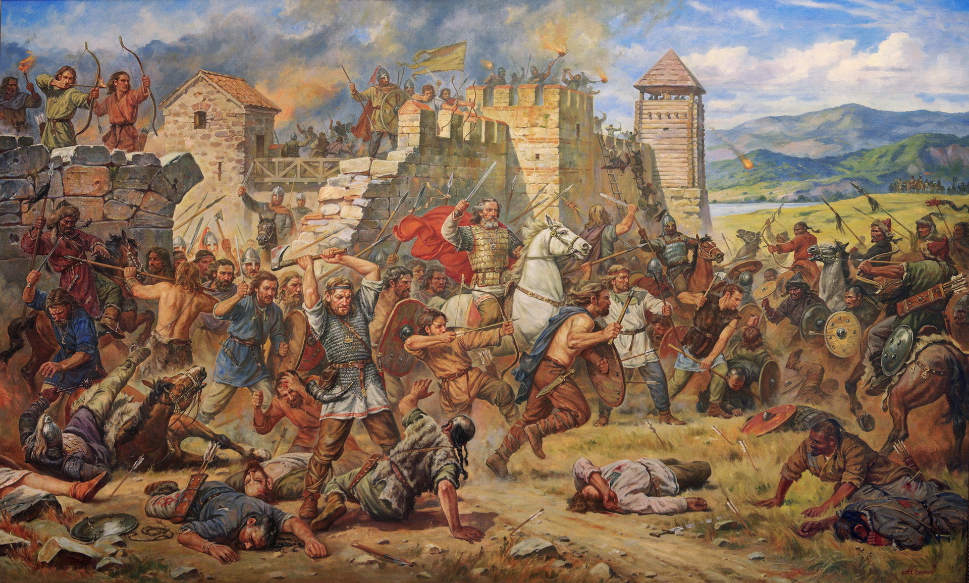 Нападение батыя на киев. Оборона Козельска 1238.